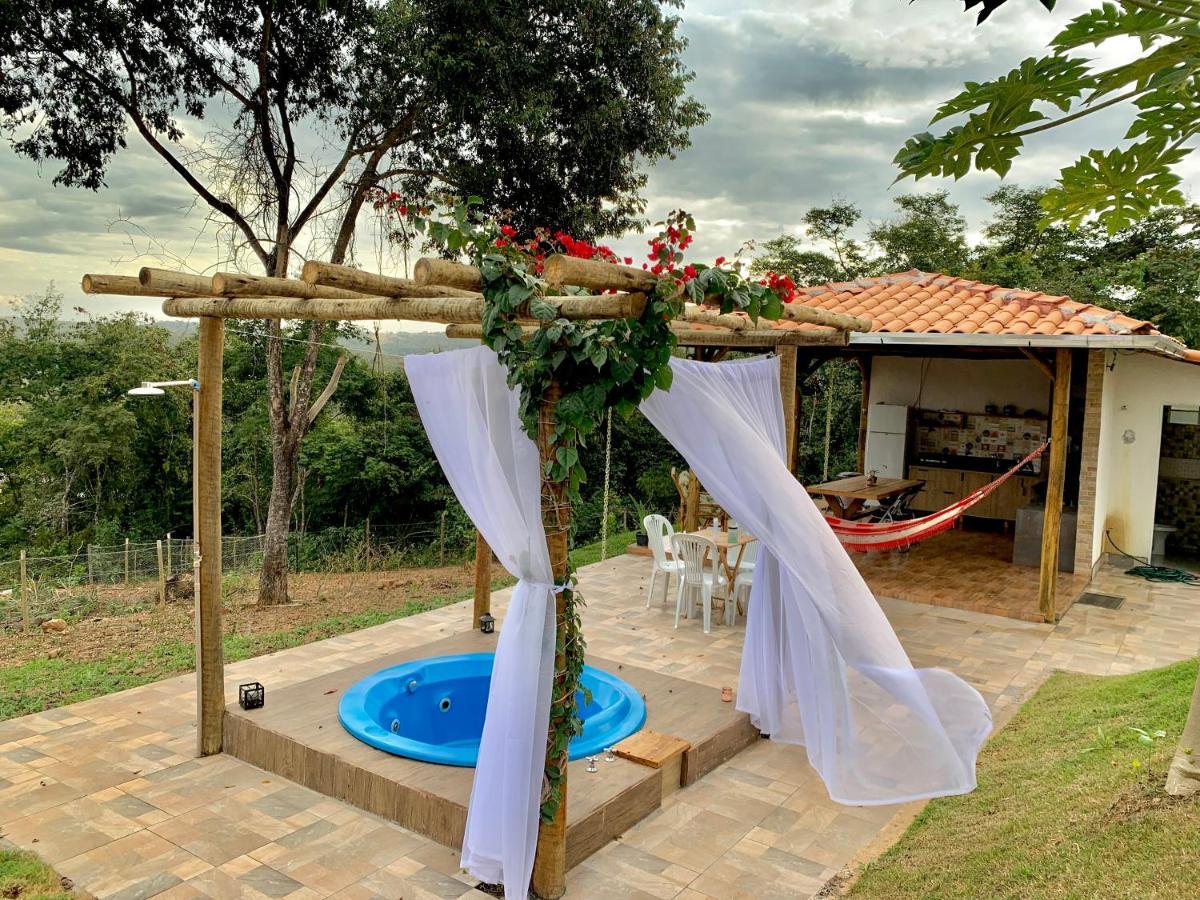 Chale Com Jacuzzi Vista Do Lago Alexânia Kültér fotó