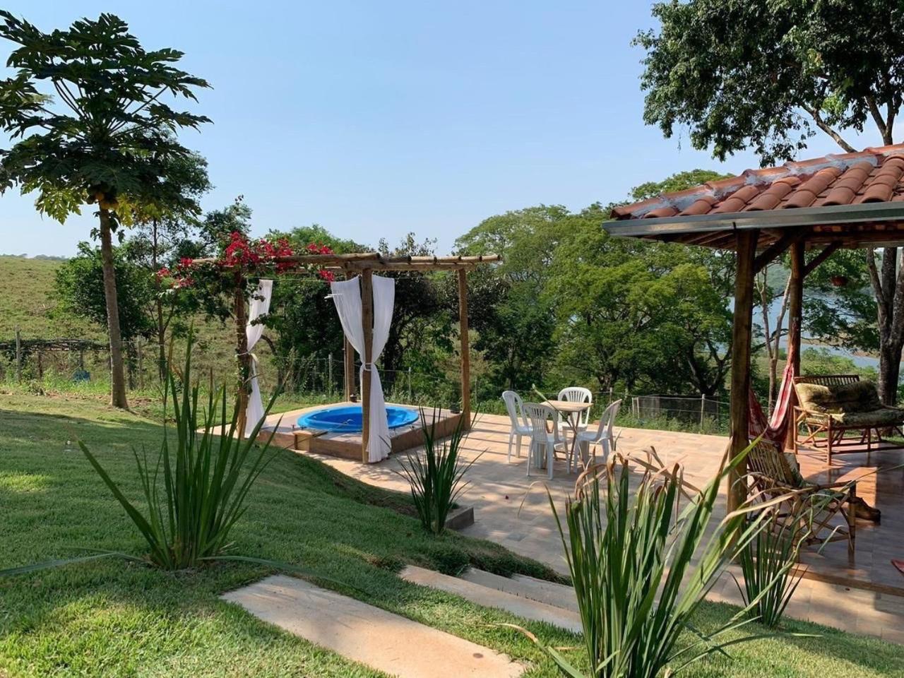 Chale Com Jacuzzi Vista Do Lago Alexânia Kültér fotó