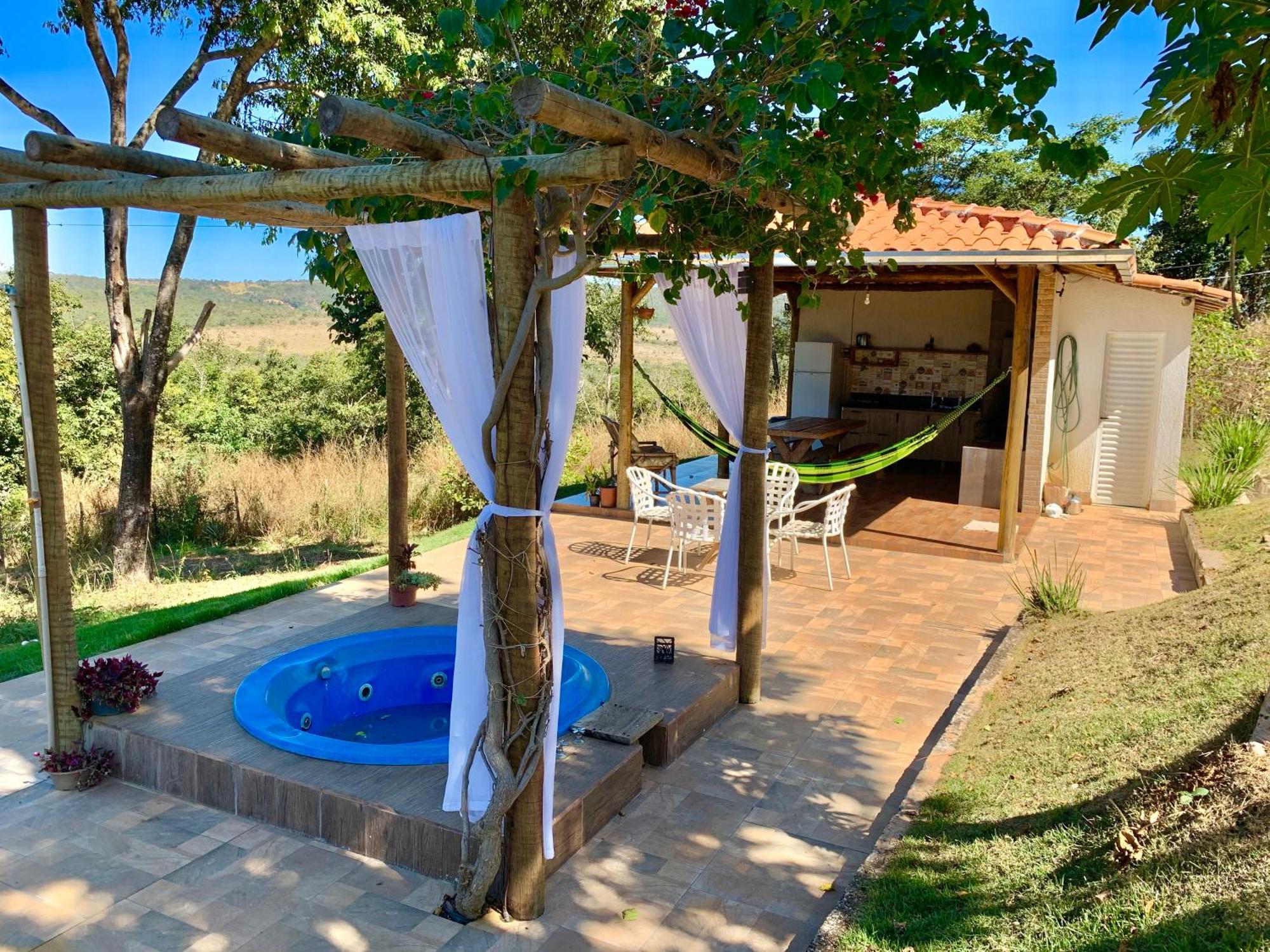 Chale Com Jacuzzi Vista Do Lago Alexânia Kültér fotó